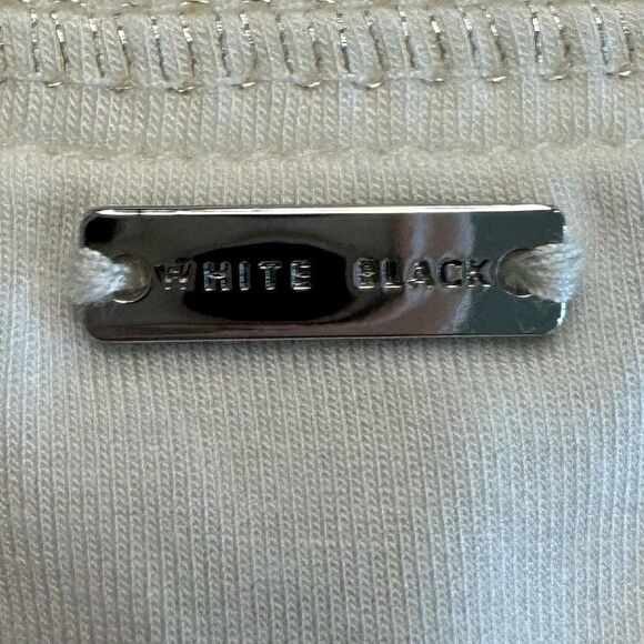 White House Black Market snake skin print T-shirt size M - Picture 6 of 8